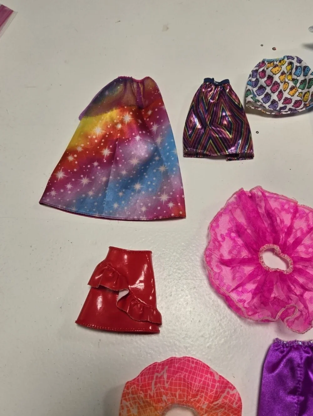 10 Barbie Doll Skirts Multicolor